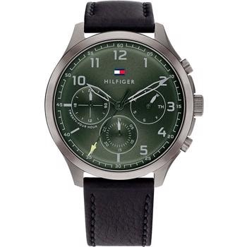 Tommy Hilfiger Asher herreur grøn urskive