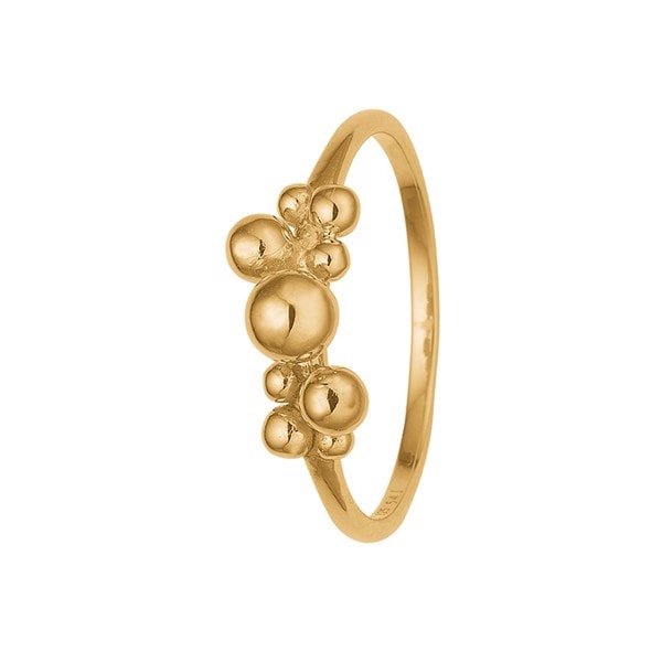 Aagaard 8 karat guld Bobler Fingerring