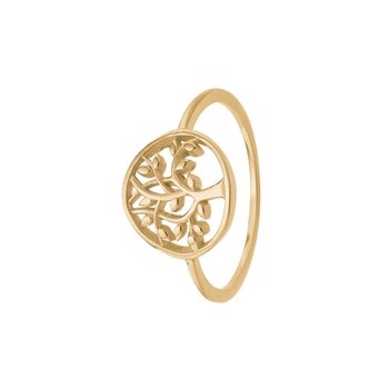 Aagaard 8 karat guld Fingerring med Livets Træ