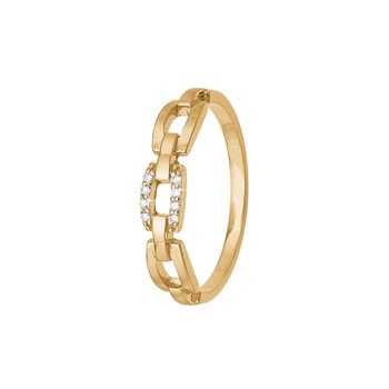 Aagaard 8 karat guld Fingerring med zirkonia
