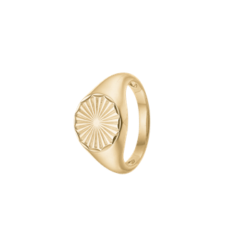 Magic coin, ring, forgyldt sølv, fra Kranz & Ziegler