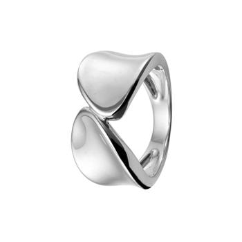 Sterling sølv ring, vanddråbe - Aagaard