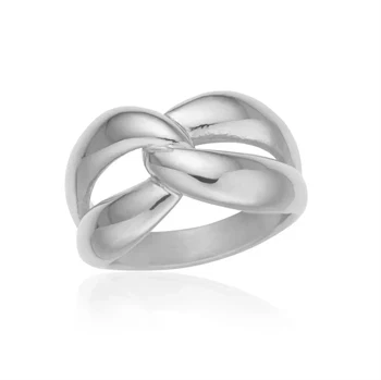 Blank Ring i stål, fra Blicher Fuglsang