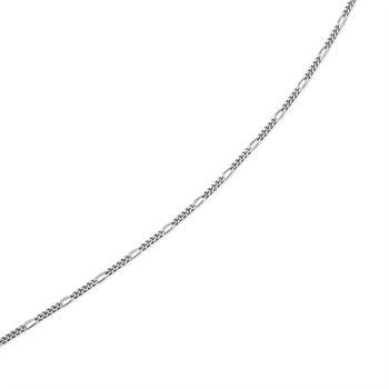 Støvring Design's Smuk og enkel figaroankelkæde, måler 22,5 + 4,5 cm