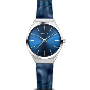 Ultra Slim Stål Quartz dame ur fra Bering, 18729-307
