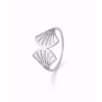 Sterling sølv Fingerring Vifte fra Guld & Sølv design-ringmål 52