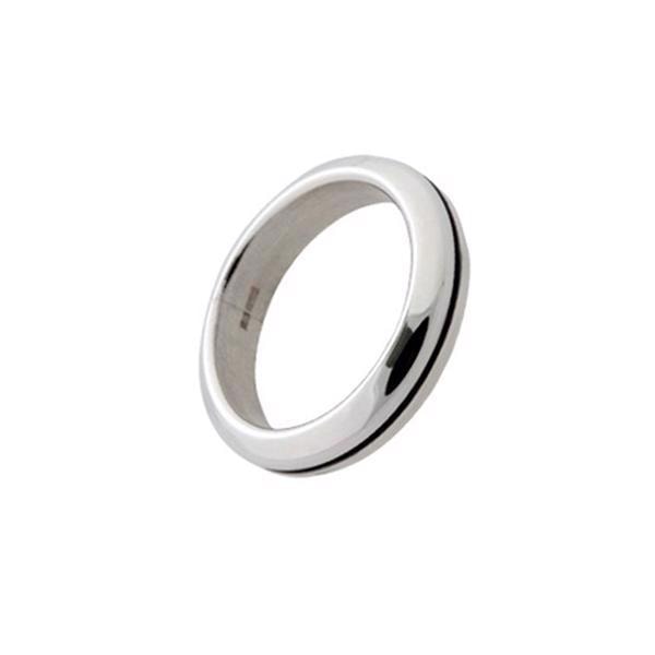 Randers Sølv's Håndlavet fingerring i massivt sølv - 6,0 mm