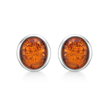 Støvring Design sterling sølv ørestikker, RAV med blank overflade, model 20165103