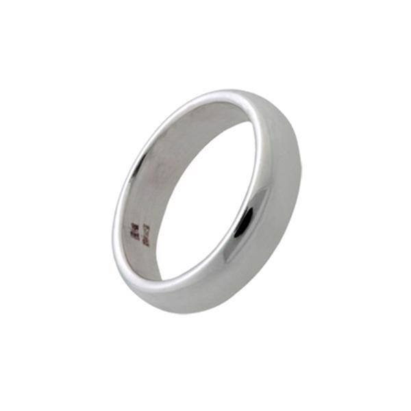 Randers Sølv's Håndlavet fingerring i massiv sølv og bred tråd - 6,0 mm