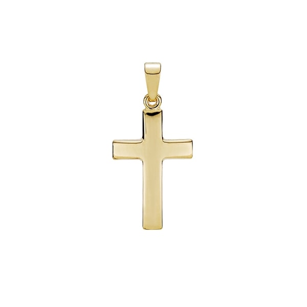 Vedhængkors 18x12mm, 8 karat
