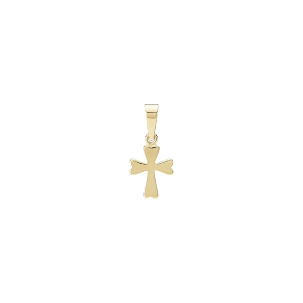 Vedhængkors mini 10x8 mm, 8 karat