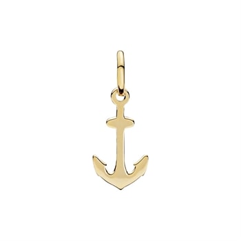 Anker vedhæng 8x15mm, 8 karat