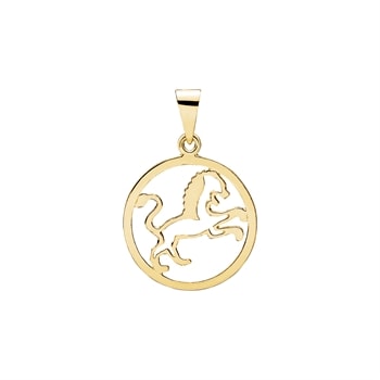 Stjernetegn løve 20mm, 8 karat