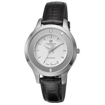 Christina Collection Womens Collect smykke ure blank stål Schweizisk quartz dame smykkeur
