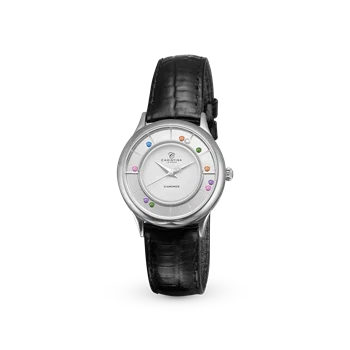 Christina Collect dameur sort rem med 10 farver