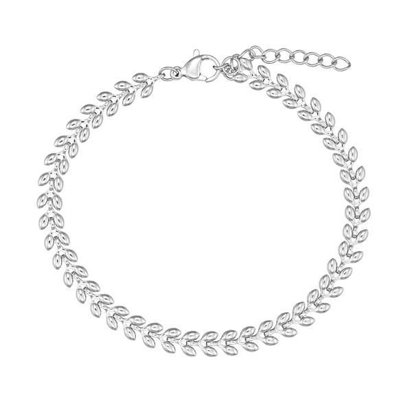 Armbånd i stål, med feminine blade
