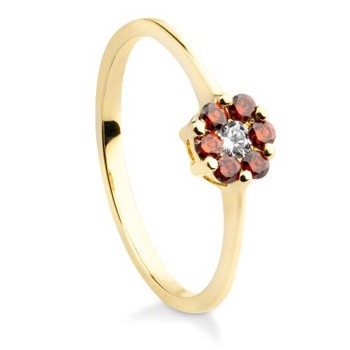 Model 41061390-14, Red flower hos Guldsmykket.dk