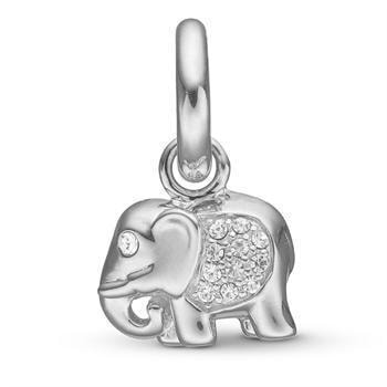 Story by Kranz & Ziegler sølv Cubic Zirconia charm med Blank overflade, model 42081000