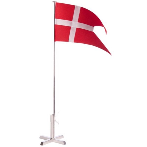 Noa Kids forsølvet flagstang med krydsfod, 40 cm
