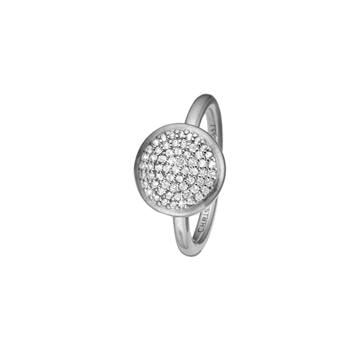 Christina Collect 925 sterling sølv Topaz Wave Sparkling world, cirkel ring med 61 ægte topaser. Perfekt til finere anledninger, model 5.3.A