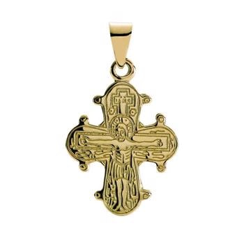 14 karat Dagmarkors vedhæng fra Lund of Copenhagen, 16 x 13 mm