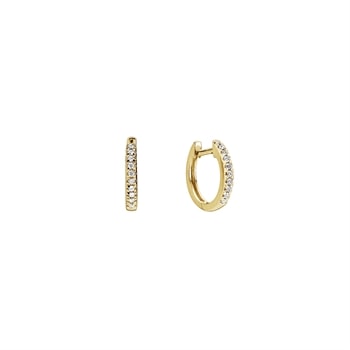 Creol med diamangter 0,10ct W.SI, 14 karat