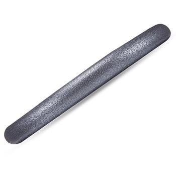 Christina læderarmbånd-30 cm, Gunmetal