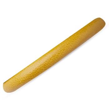Christina læderarmbånd-30 cm, Gul