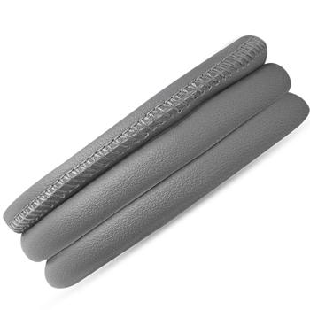 Christina læderarmbånd-70 cm, Grå