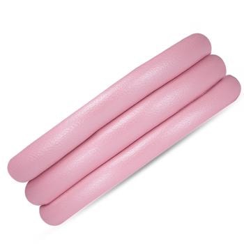 Christina læderarmbånd - 70 cm, Lyserød