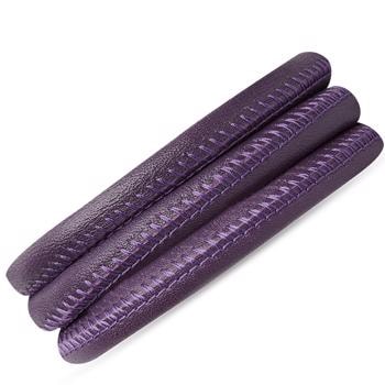 Christina læderarmbånd-70 cm, Lilla