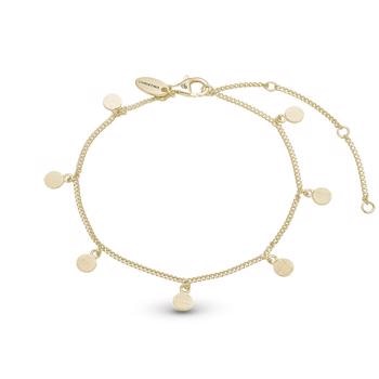Spots forgyldt sterling sølv armbånd & ankelkæde