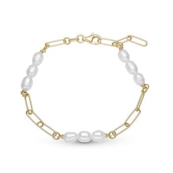 Christina Jewelry Linked forgyldt sterling sølv armbånd