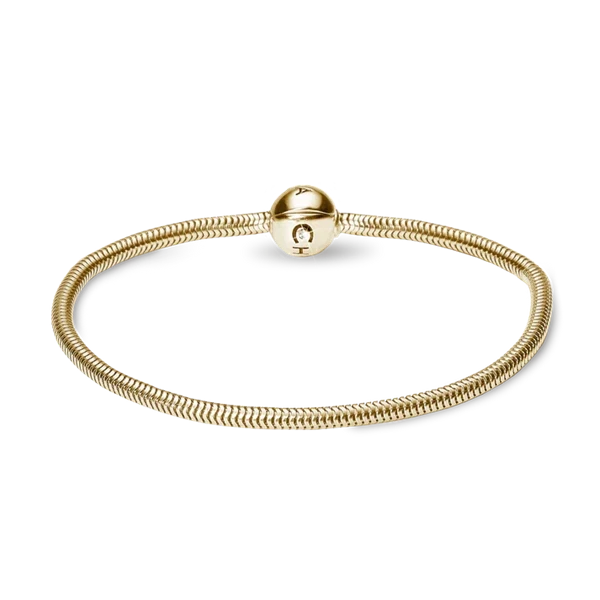 Charms Armbånd I Forgyldt, fra Christina Jewelry & Watches, 16-23 cm