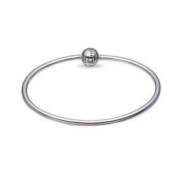 Christina Collect Sterling sølv armring, Charms Bangle til 6 mm charms