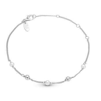 FRESH WATER PEARL Sterling sølv armbånd