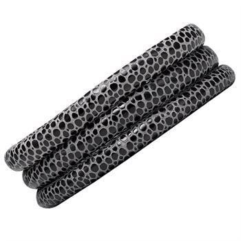 Model 601-70STONEBLACK, Sølv, guld, rosa og sort hos Guldsmykket.dk
