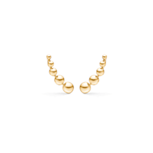 Støvring Design 8 kt guld ørestikker, kugle med blank overflade, model 60117904