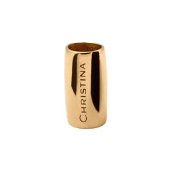 Christina Collect forgyldt armbånds magnet lås, 4 mm