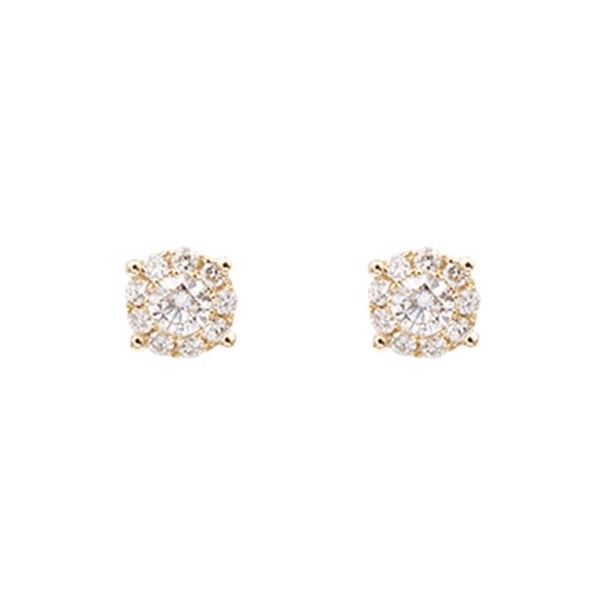 Ørestik 14 karat  guld BLOOM 0,30 carat WSI, fra L&G