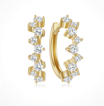 Guld ørestikker, fra Støvring Design