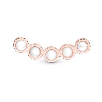 Christina Jewelry & Watches rosa forgyldt sterling sølv Elements, Mother of Pearls