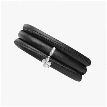 Mor's 6 mm læderarmbånd fra Christina med magnetlås