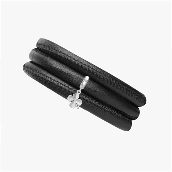 Mor's 6 mm læderarmbånd fra Christina med magnetlås
