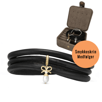 4mm Slim Armbånd-Kampagne med Forgyldt Celebrate Charm-Christina 