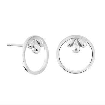 Rabinovich Sterling sølv øreringe, Ø12 mm