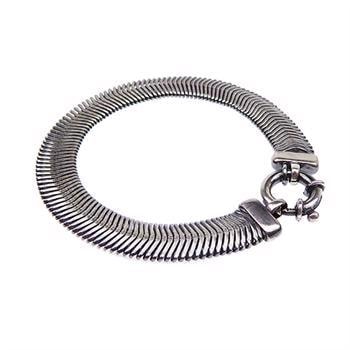 San-Link of joy Vintage/classic 925 Sterling Sølv Armbånd let oxideret, model 61802-A