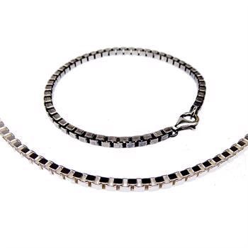 San - Link of joy Basic 925 Sterling Sølv Halskæde blank, model 62001