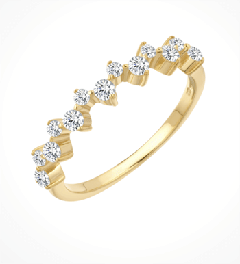 8 kt guld ring, fra Støvring Design