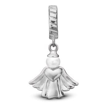 Sød juleengel charm fra Christina design, 6 mm